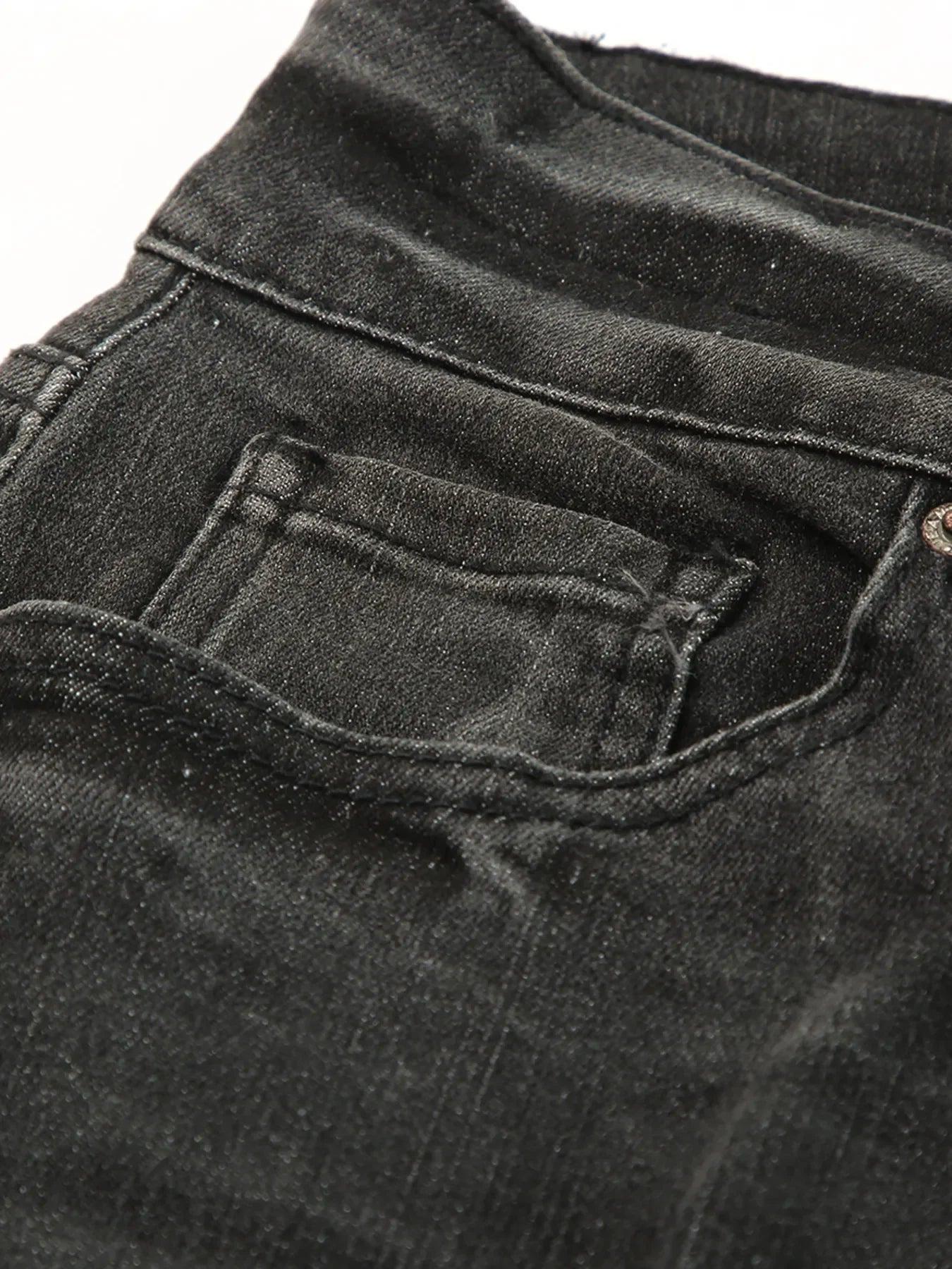 Coastal Inspired High Waist Distressed Straight Leg Jeans - Southern Shores Clothing