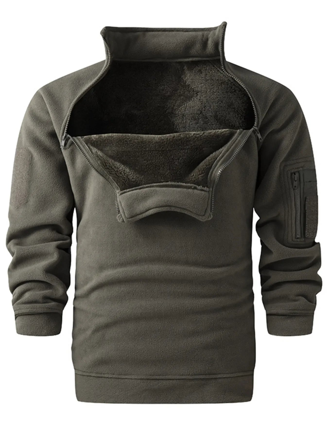 Plus Size Fleece Lined Sweatshirt With Soft Interior - Southern Shores Clothing