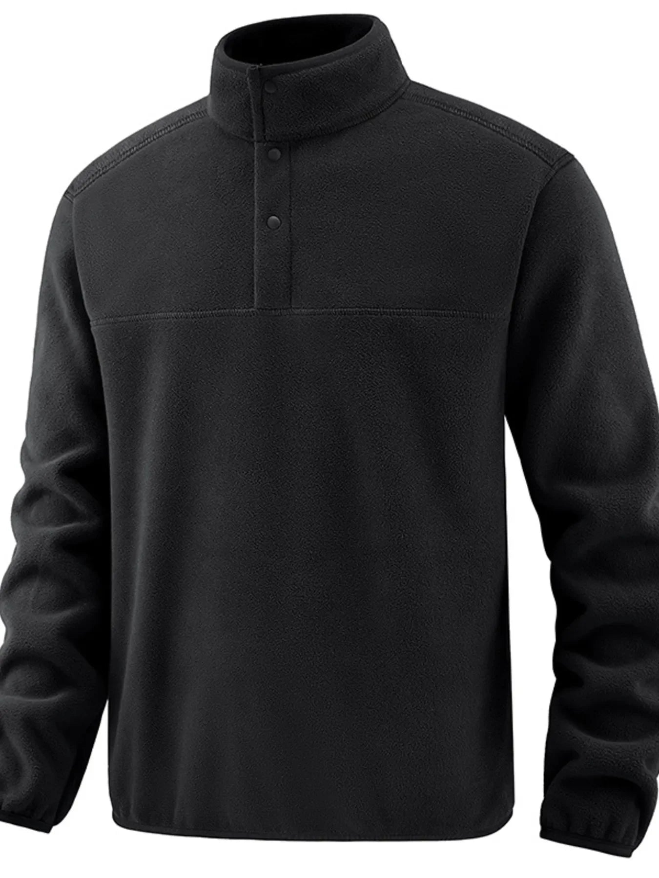 Plus Size Fleece Turtleneck Sweatshirt Cotton Spandex - Southern Shores Clothing