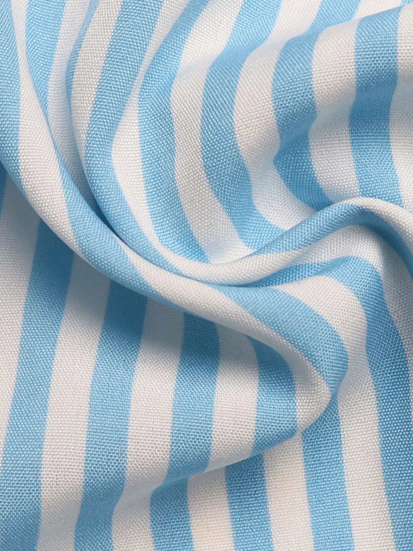 Crisscross Back Striped Romper Machine Washable - Southern Shores Clothing