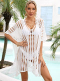 Angel Wings Dolman Sleeve Side Slit Cover Up One Size - Southern Shores Clothing