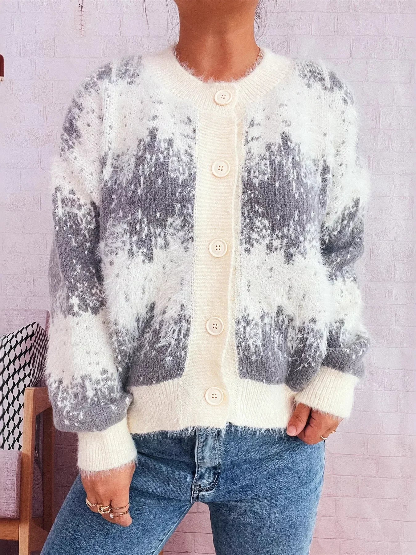 Ribbed Hem Button Up Cardigan With Stretch - Southern Shores Clothing