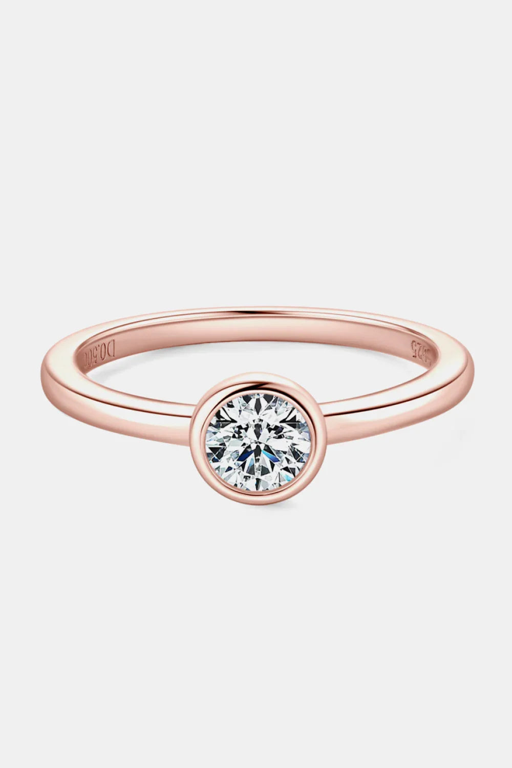 Moissanite Sterling Silver Solitaire Ring For Everyday Wear - Southern Shores Clothing