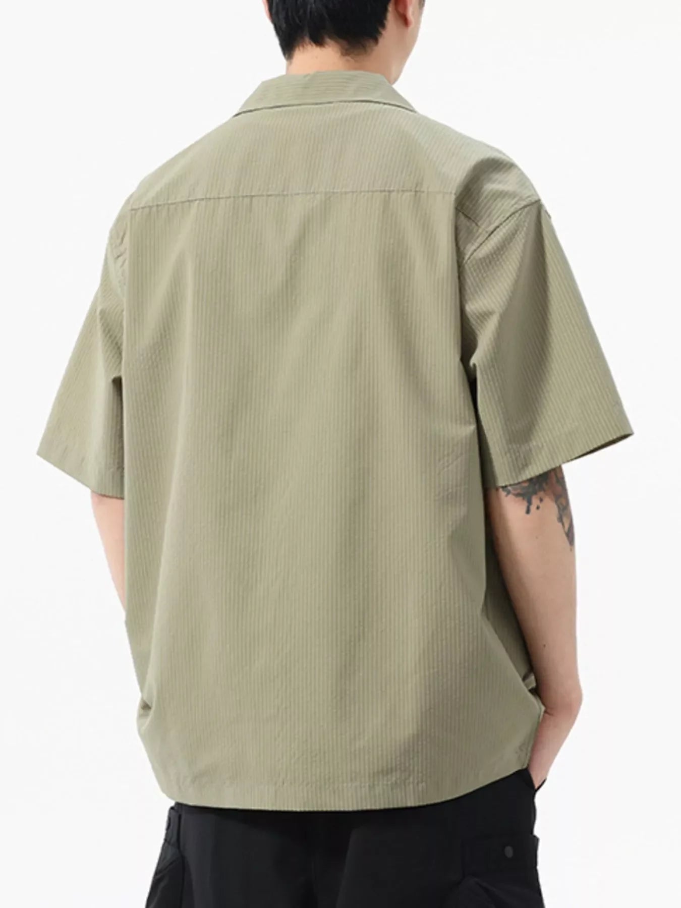 Plus Size Casual Short Sleeve Shirt With Button Front Pocket - Southern Shores Clothing