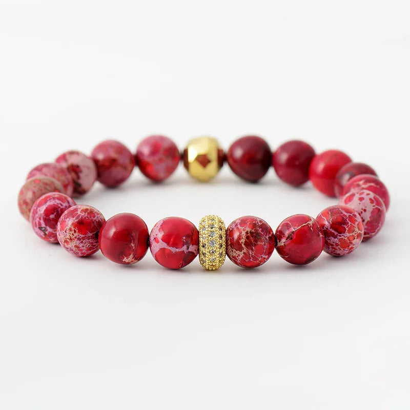 Natural Stone Beaded Bracelet Coastal Style - Southern Shores Clothing