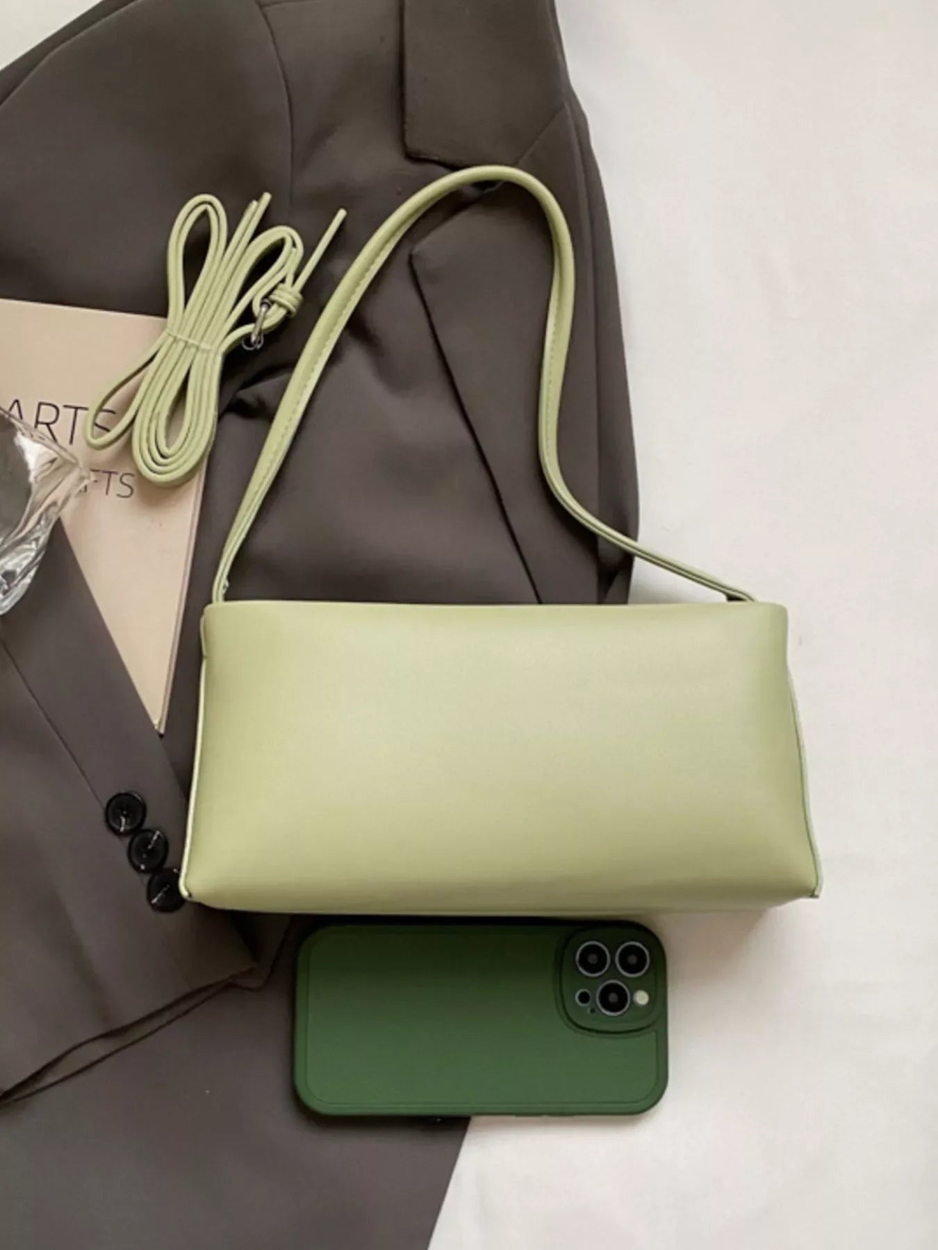 Rectangular Crossbody Bag With Slim Design - Southern Shores Clothing