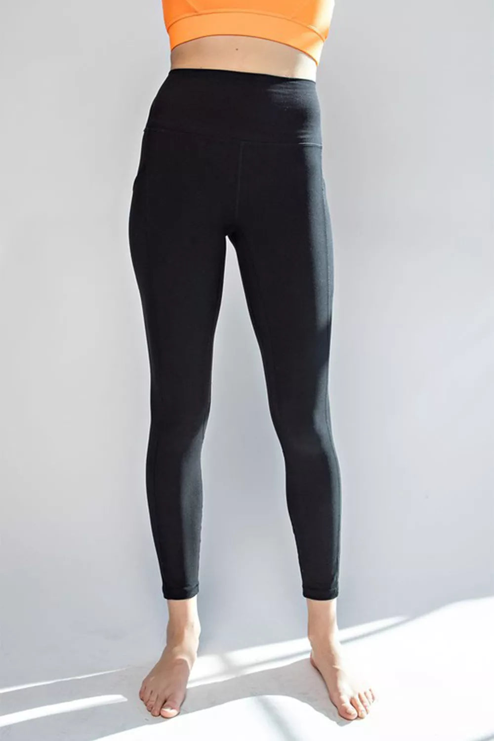 Coastal Faith Apparel High Waist Wide Waistband Leggings
