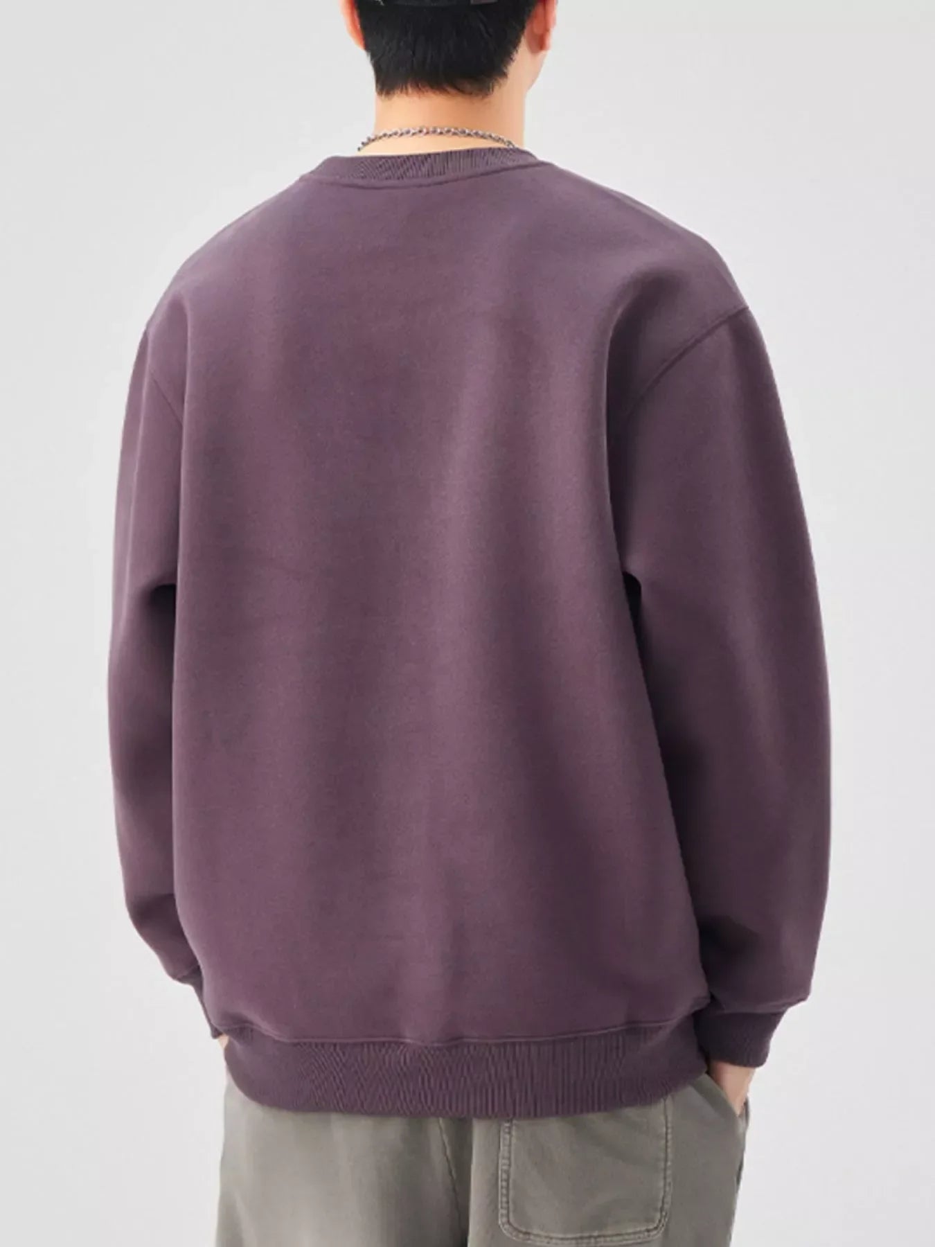 Plus Size Long Sleeve Sweatshirt With Stretch - Southern Shores Clothing
