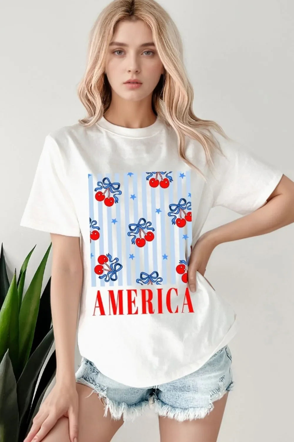 Patriotic America Graphic Crewneck T Shirt - Southern Shores Clothing
