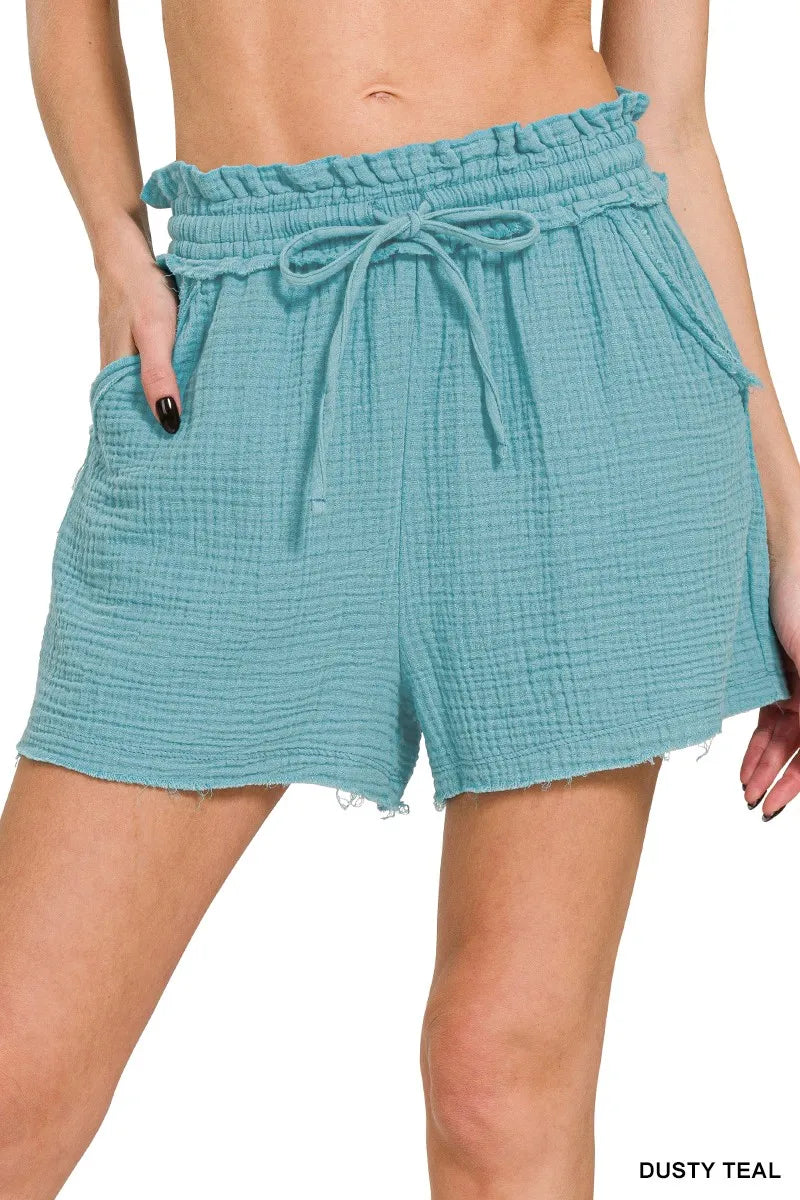 Southern Shores Women's Relaxed Fit Drawstring Shorts