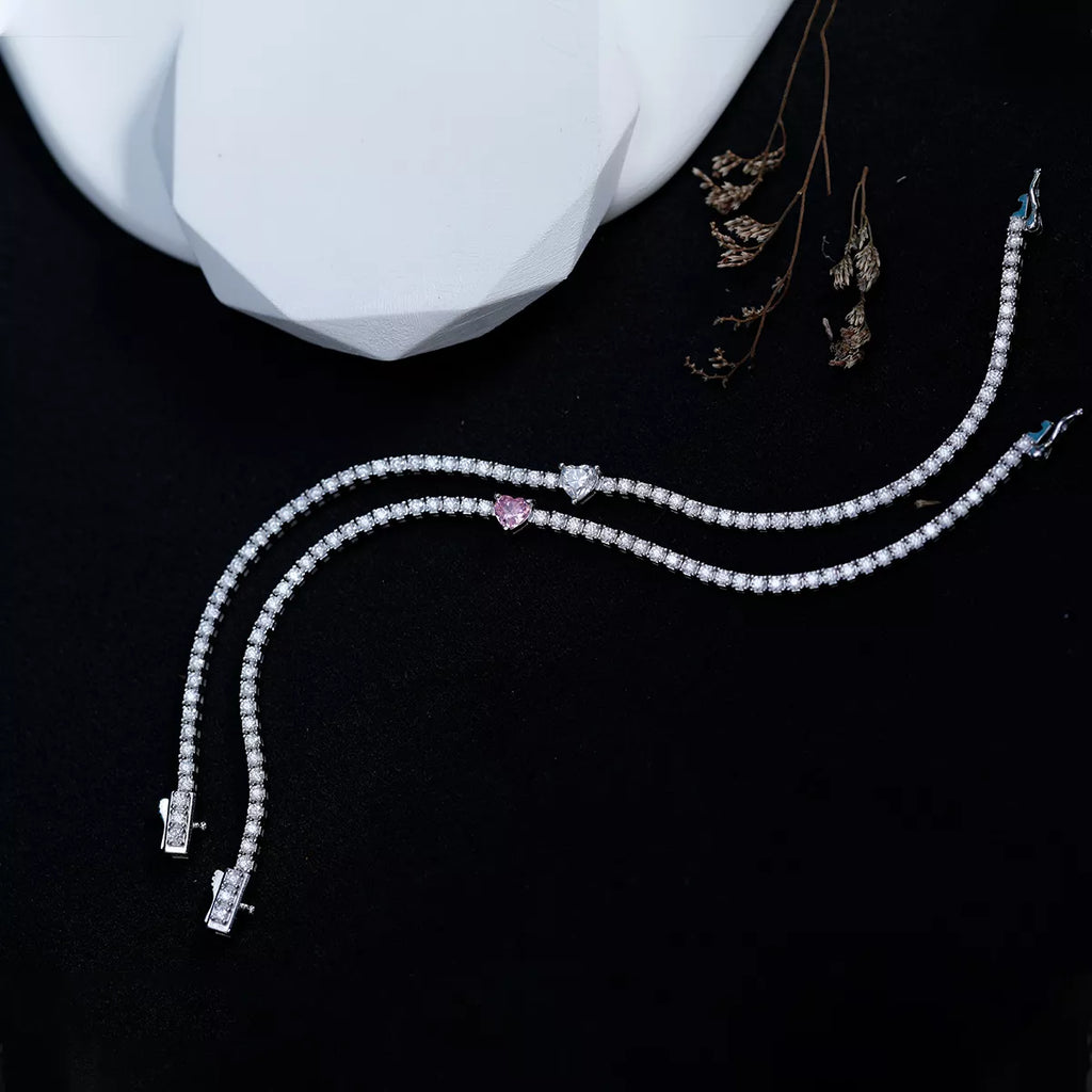 Southern Shores 2.42 Carat Moissanite Sterling Silver Bracelet