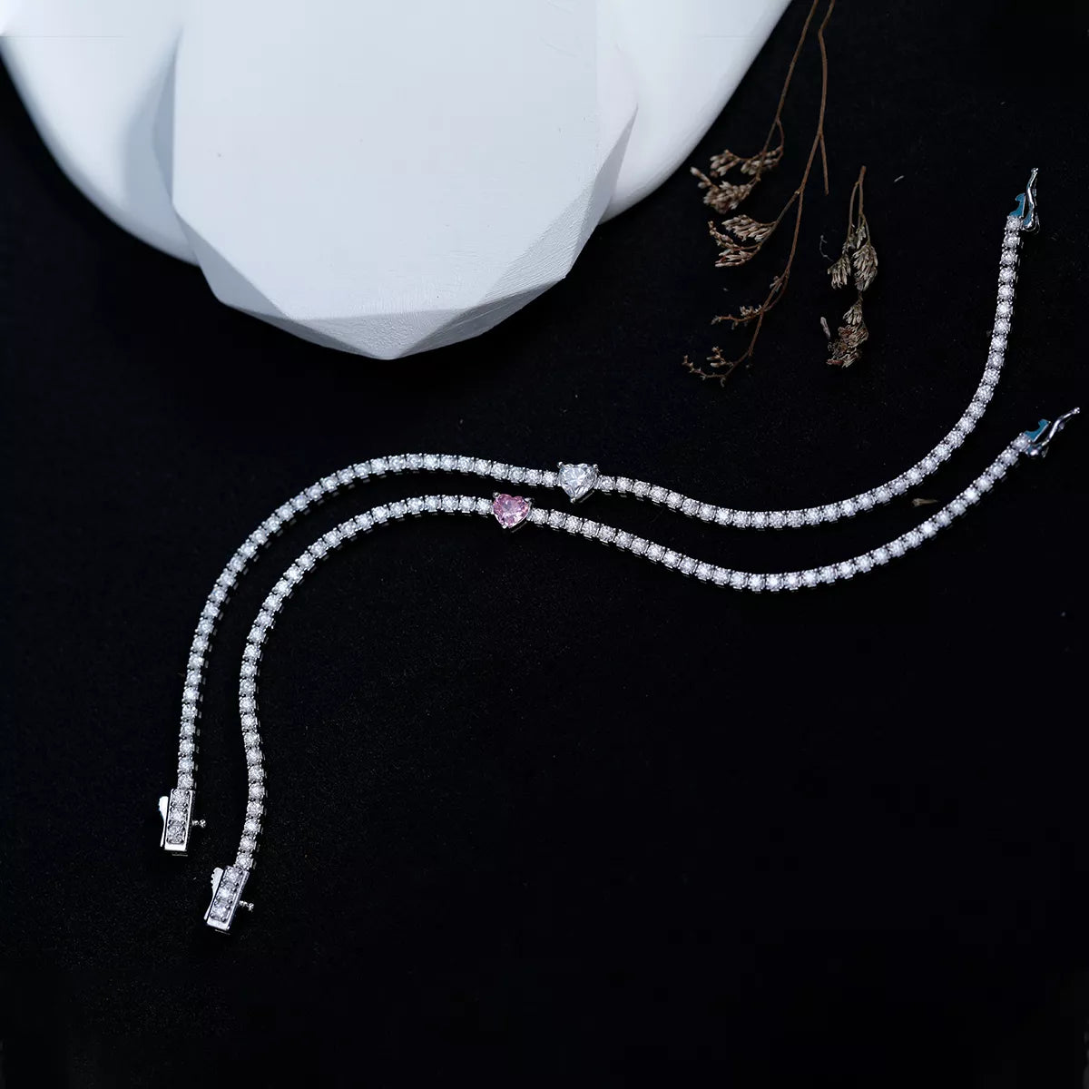 Southern Shores 2.42 Carat Moissanite Sterling Silver Bracelet