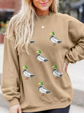 Sequin Duck Long Sleeve Top - Southern Shores Clothing