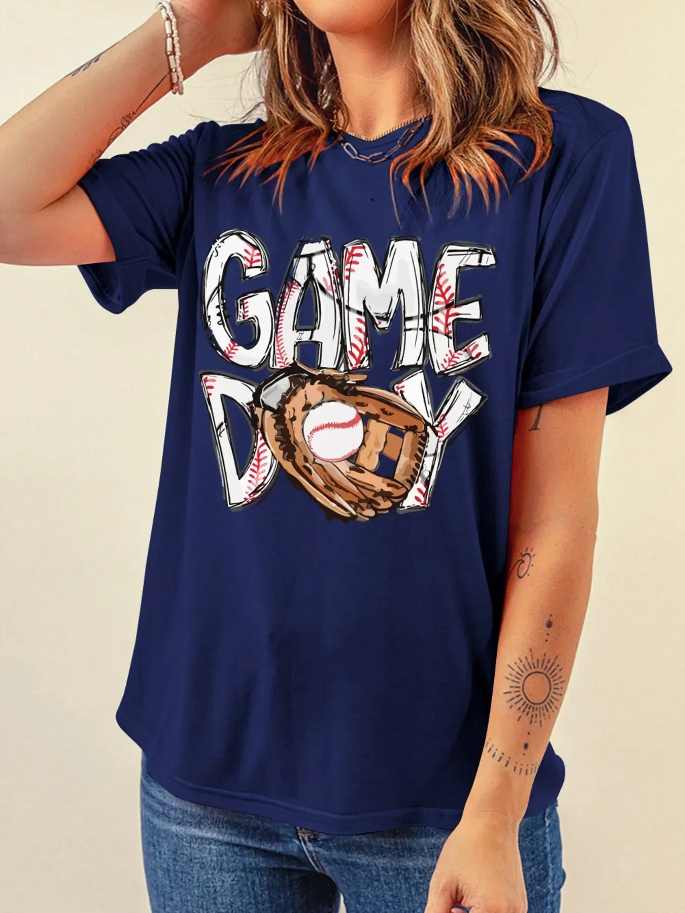 Game Day Graphic Short Sleeve T Shirt With Stretch - Southern Shores Clothing