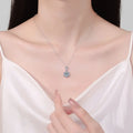 1 Carat Moissanite Zircon Sterling Silver Necklace - Southern Shores Clothing