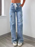 Coastal Style Washed Jeans With Pockets And Classic Design - Southern Shores Clothing