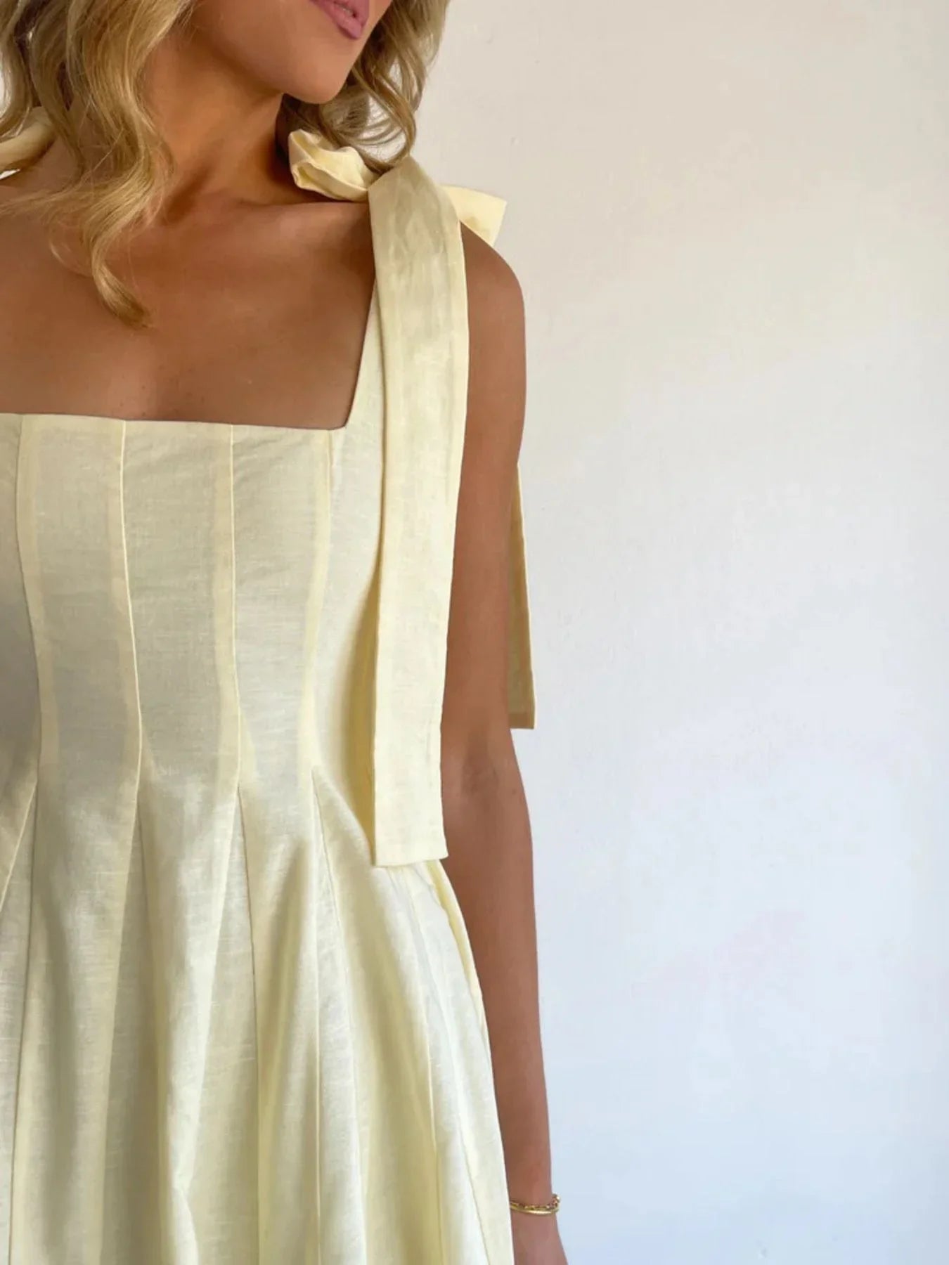 Gradient Tie Shoulder Maxi Dress With Adjustable Straps - Southern Shores Clothing
