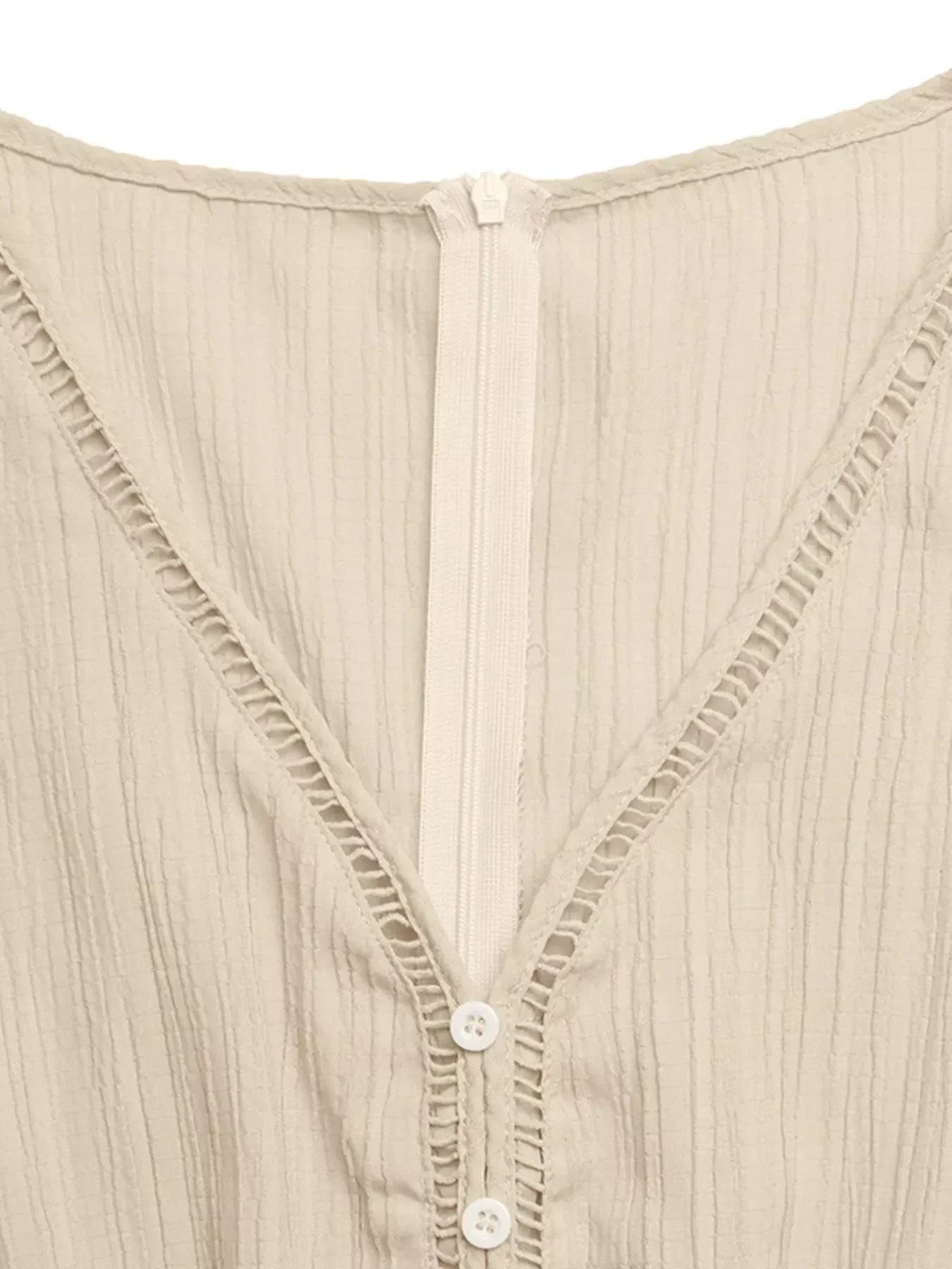 V-Neck Drawstring Waist Wide Leg Jumpsuit - Southern Shores Clothing