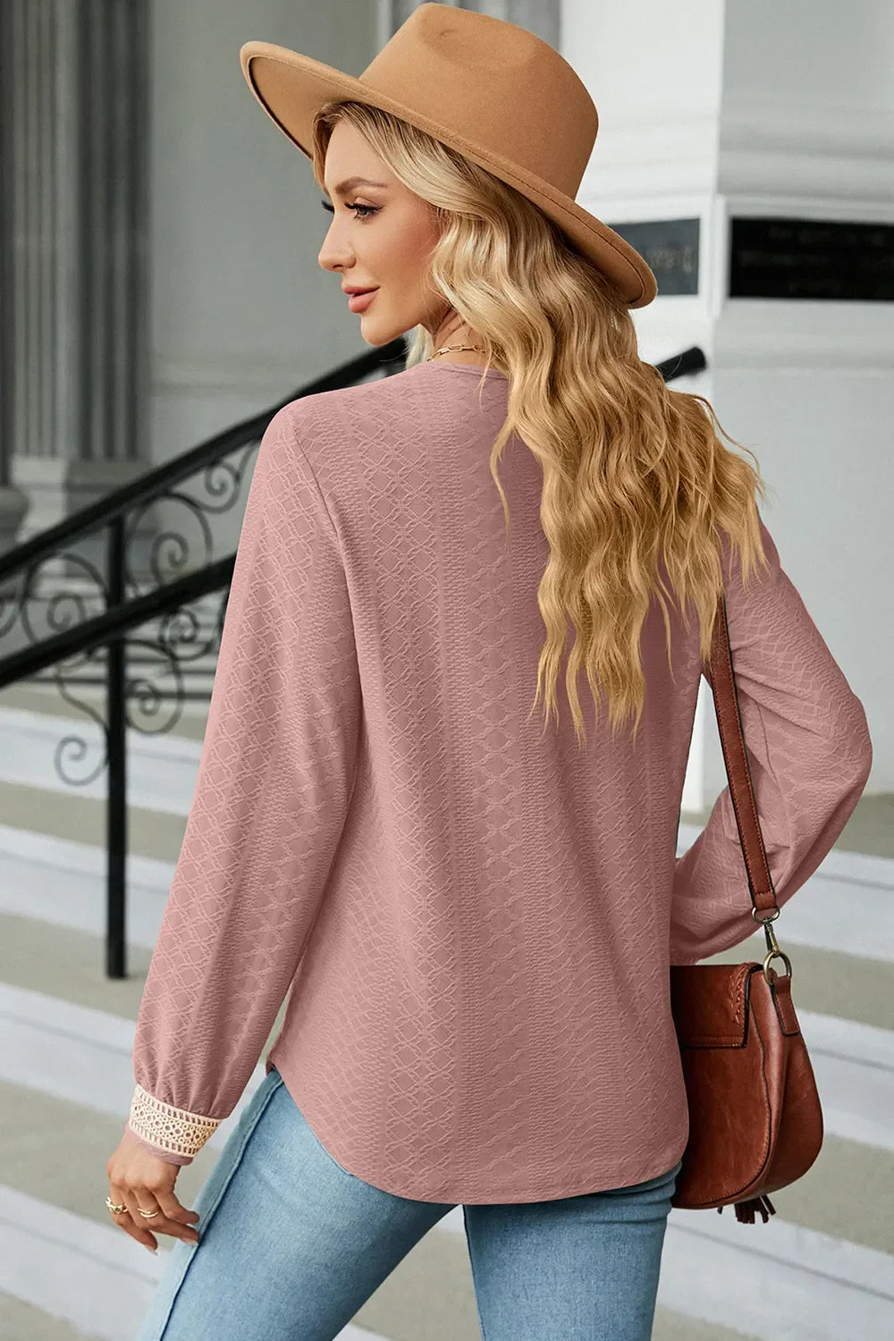 V-Neck Long Sleeve T-Shirt - Southern Shores Clothing