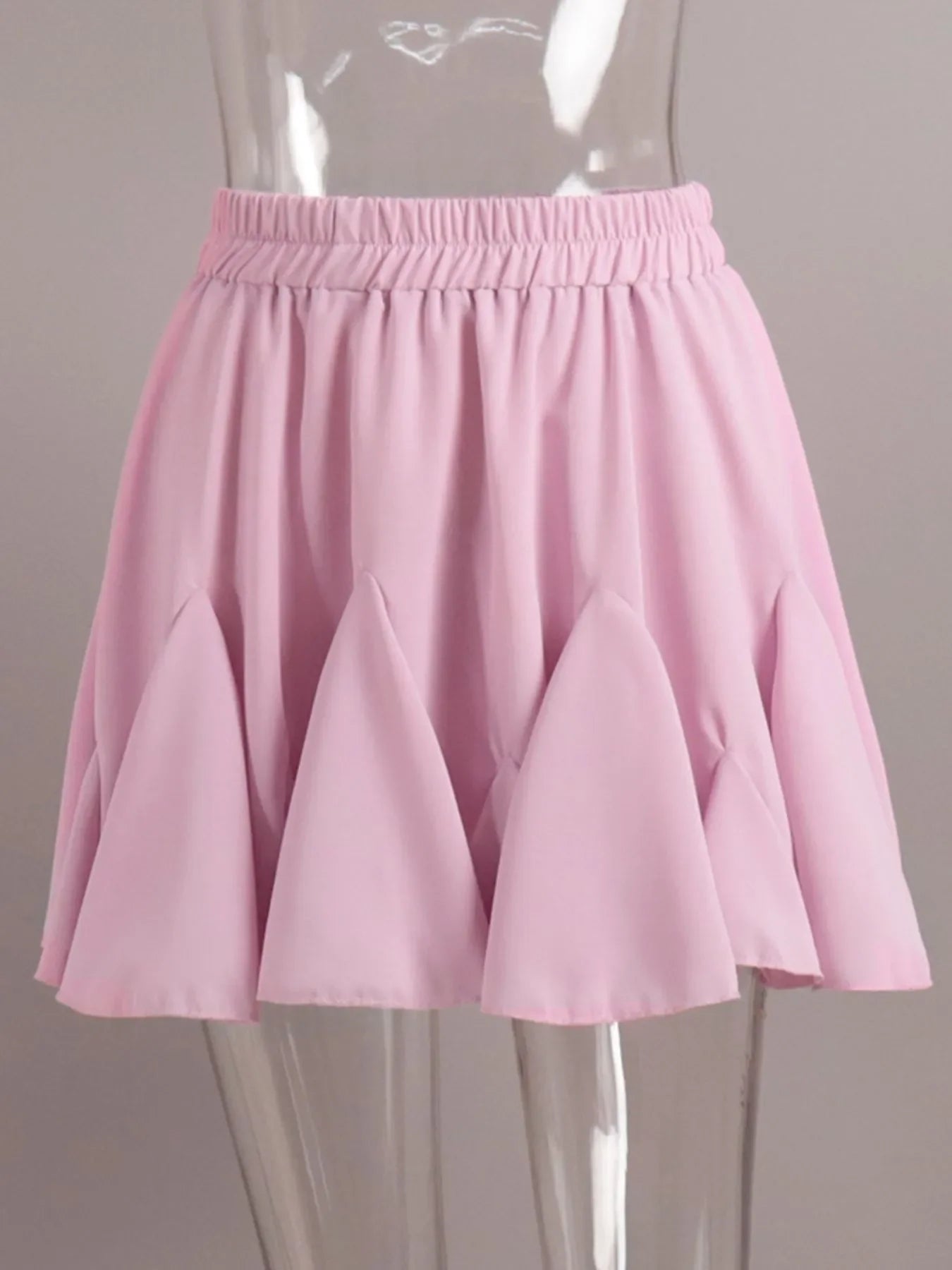 Elastic Waist Flowing Skirt With Ruffled Hem - Southern Shores Clothing