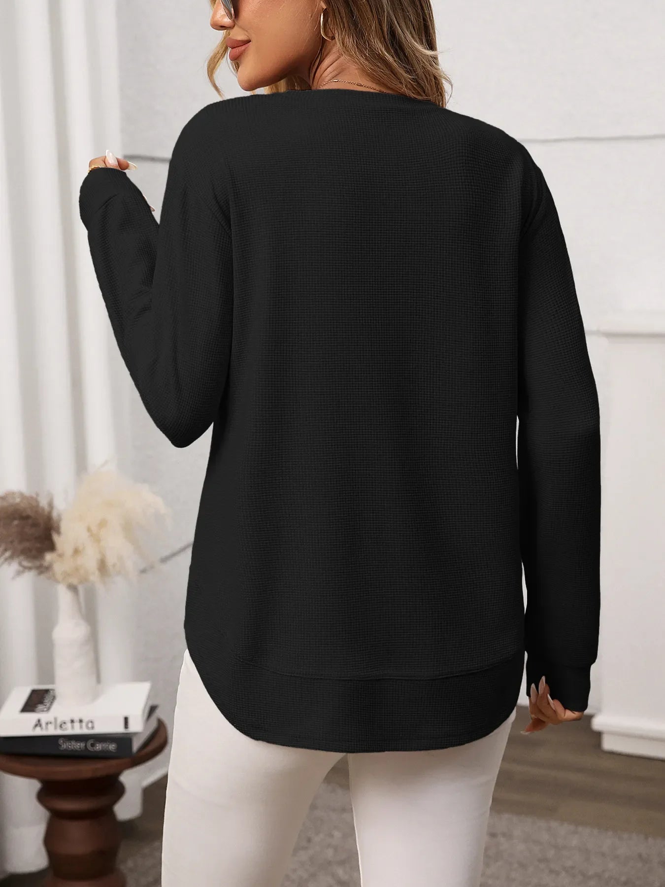 Long Sleeve Round Neck T-Shirt - Southern Shores Clothing