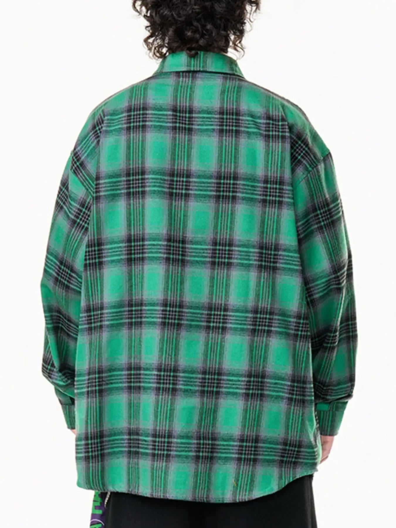 Oversized Plaid Button Up Shirt With Relaxed Fit - Southern Shores Clothing