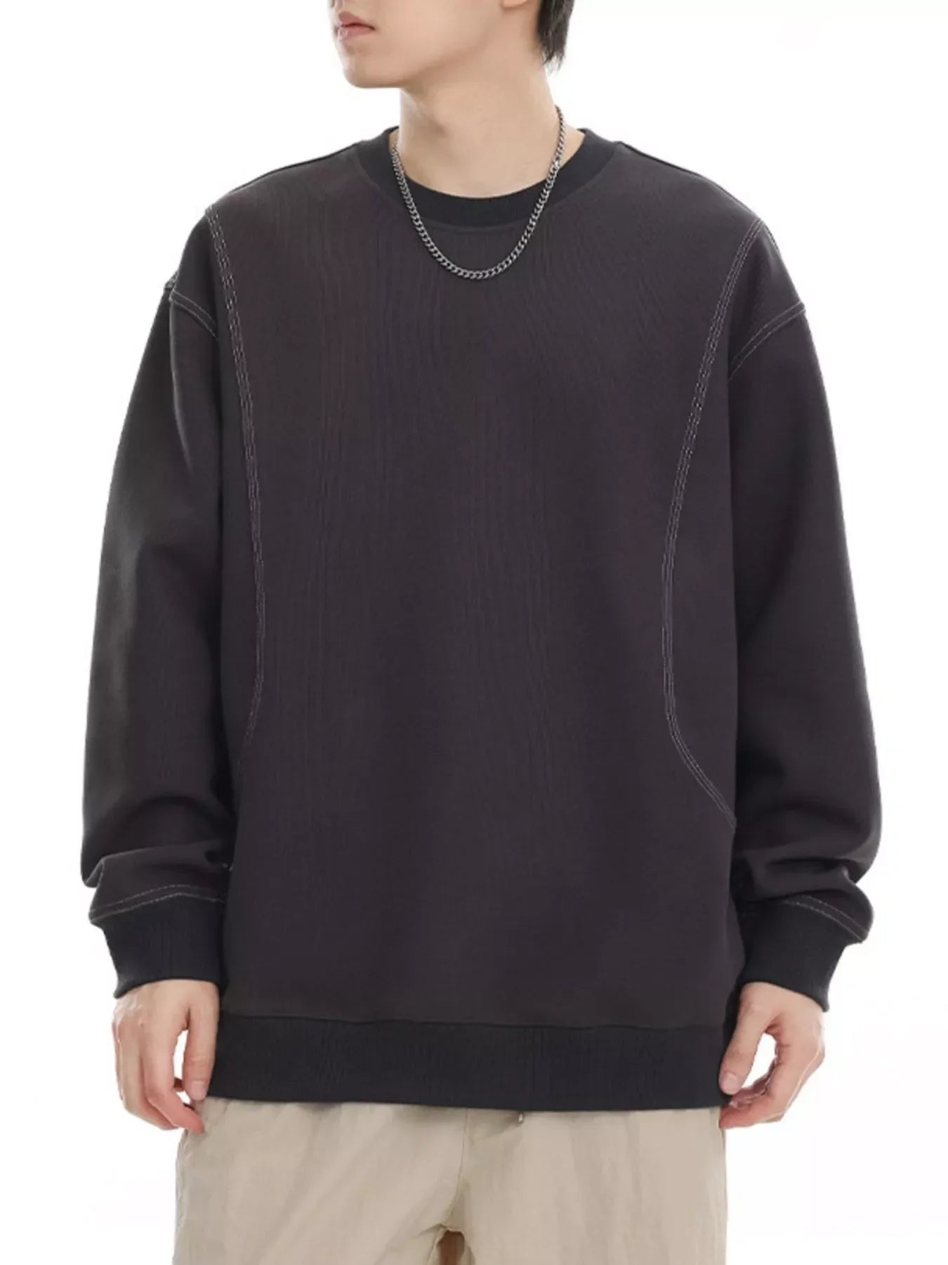 Plus Size Oversized Long Sleeve Sweatshirt - Southern Shores Clothing