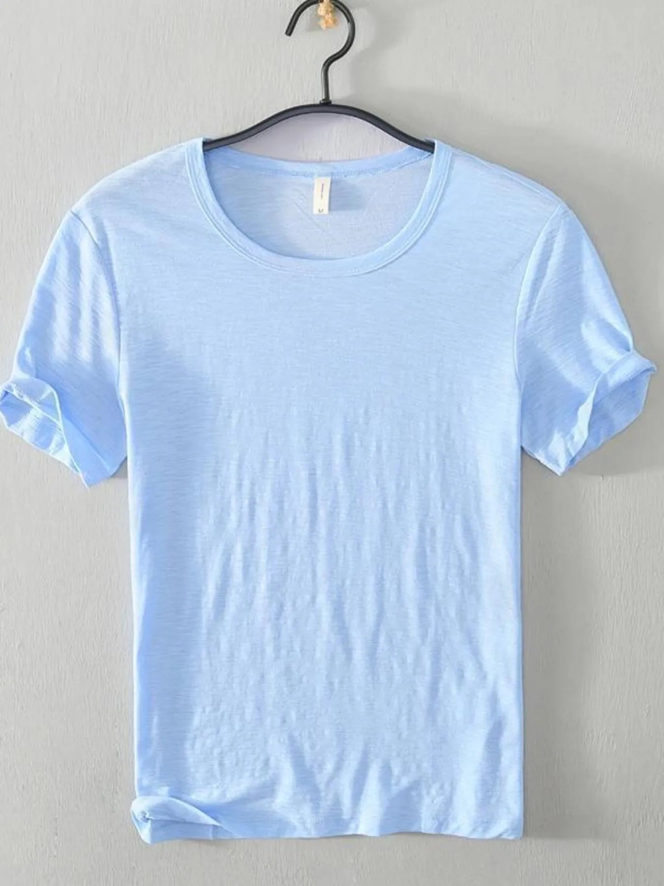 Men's Plus Size Basic Style Round Neck Short Sleeve T-Shirt