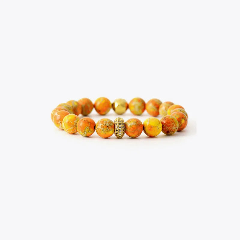 Natural Stone Beaded Bracelet Coastal Style - Southern Shores Clothing