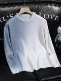 Lightweight Gradient Round Neck Knitted Pullover - Southern Shores Clothing