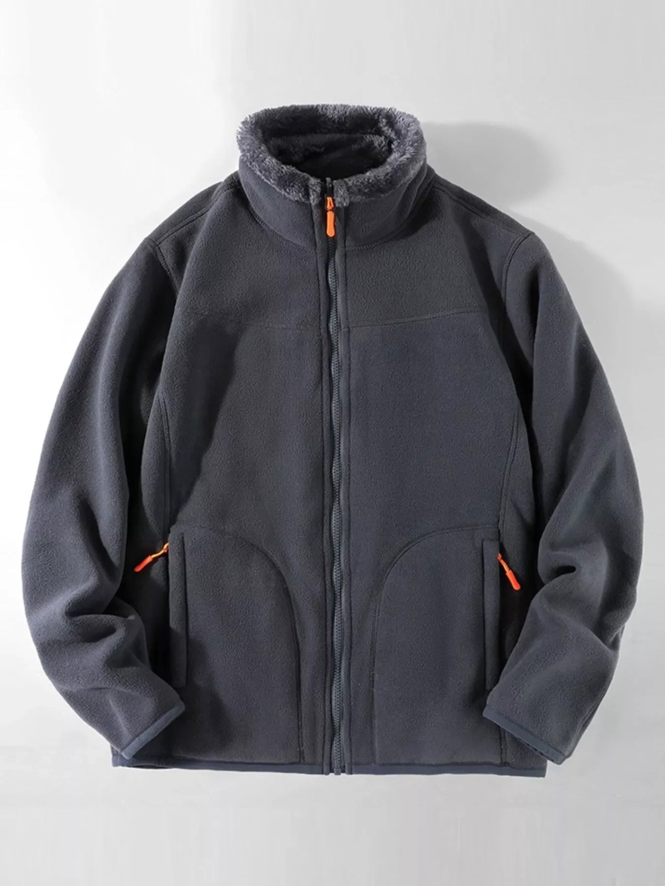 Plus Size Fleece Lined Full Zip Sweatshirt - Southern Shores Clothing
