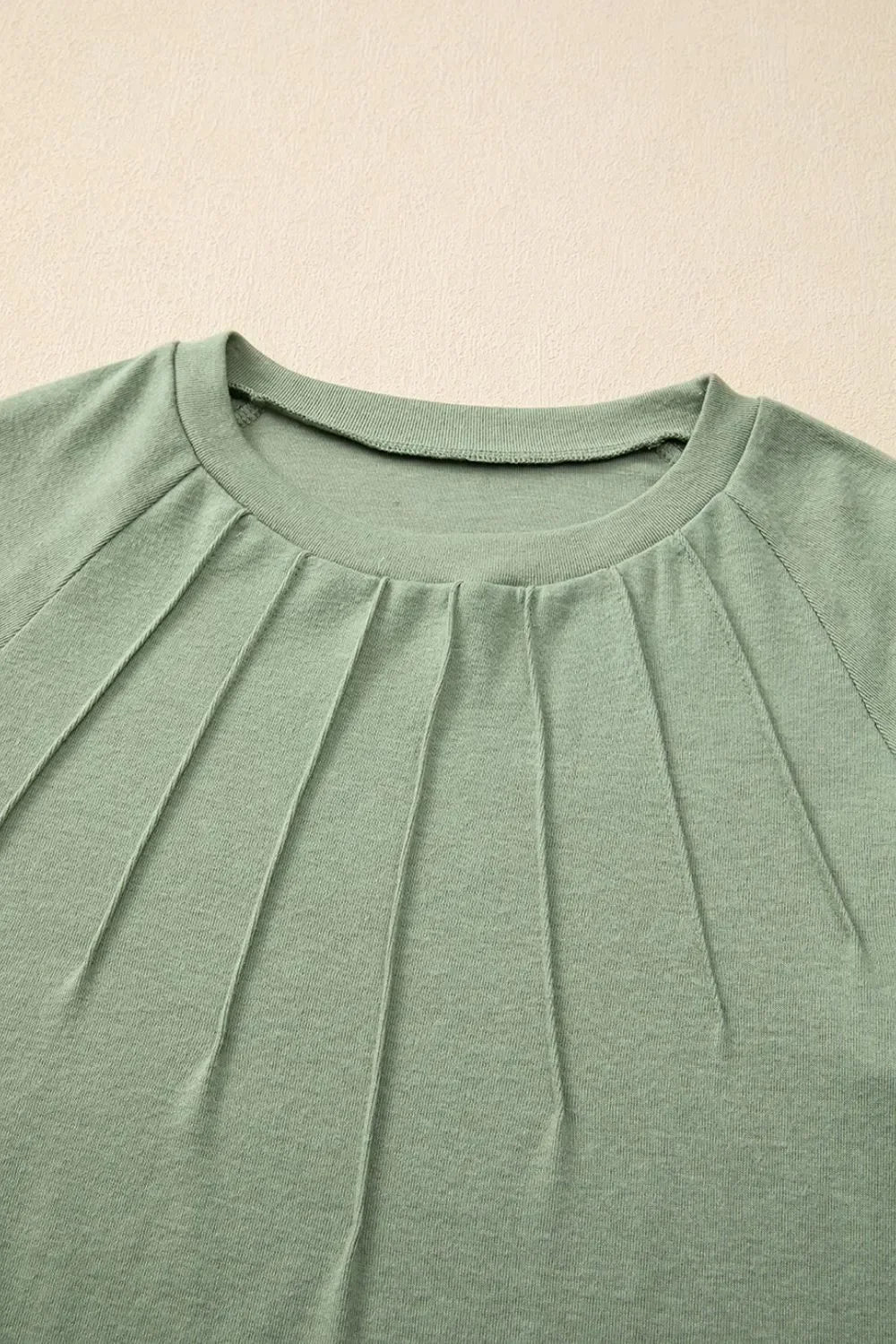 Texture Round Neck Long Sleeve T-Shirt - Southern Shores Clothing