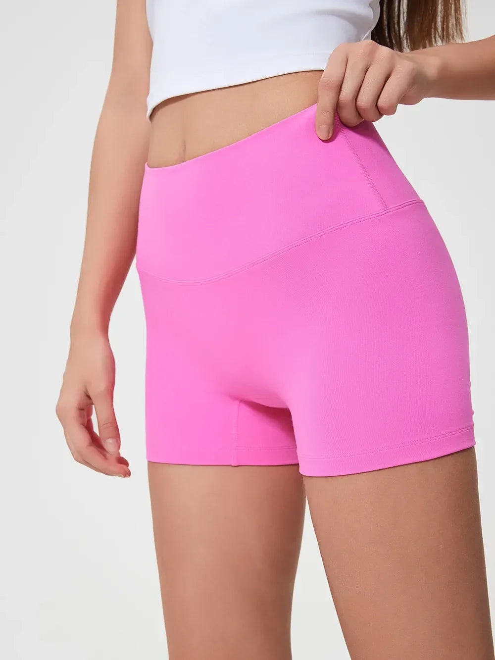 Millennia High Waist Stretch Active Shorts - Southern Shores Clothing
