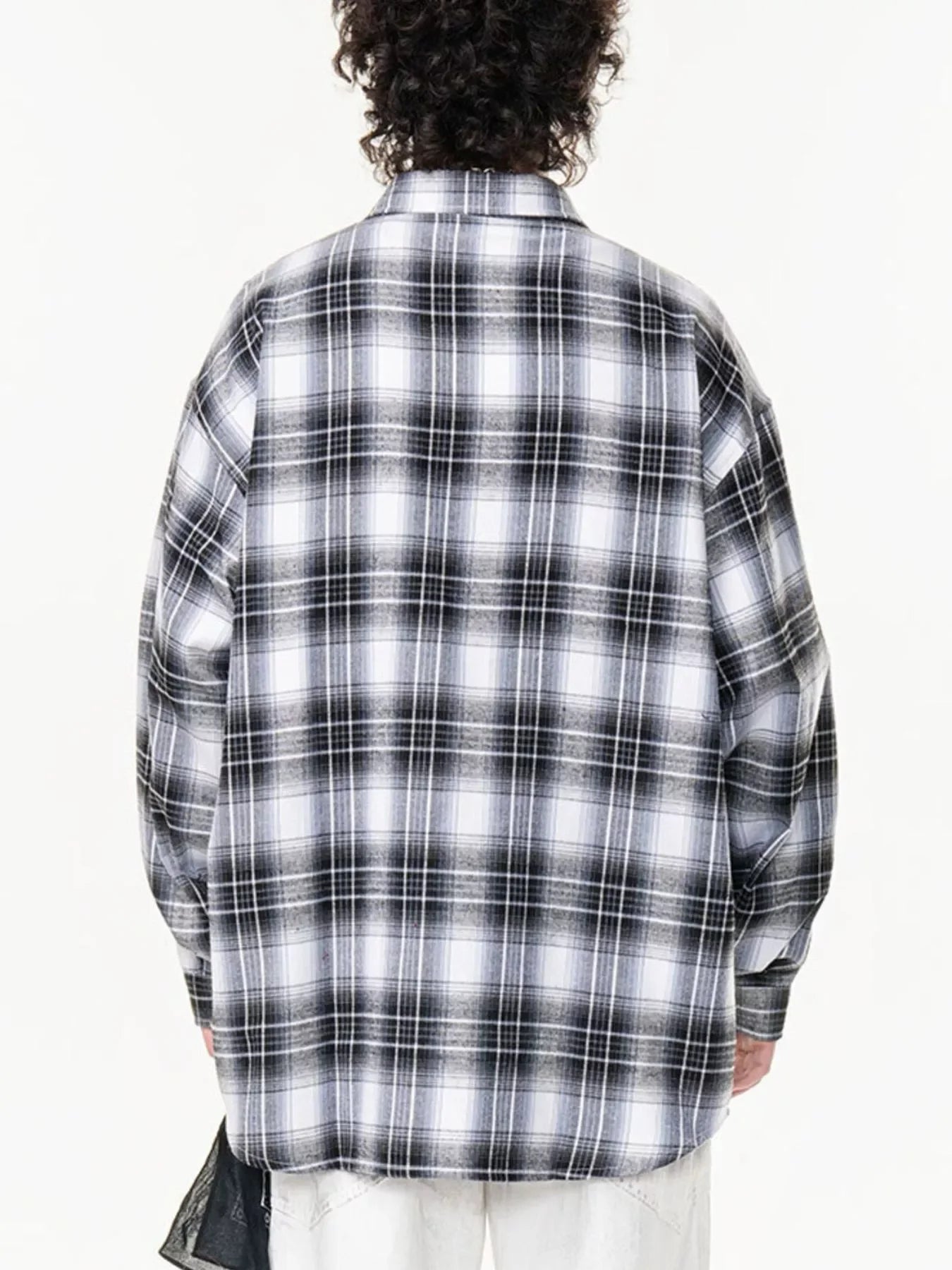 Oversized Plaid Button Up Shirt With Relaxed Fit - Southern Shores Clothing