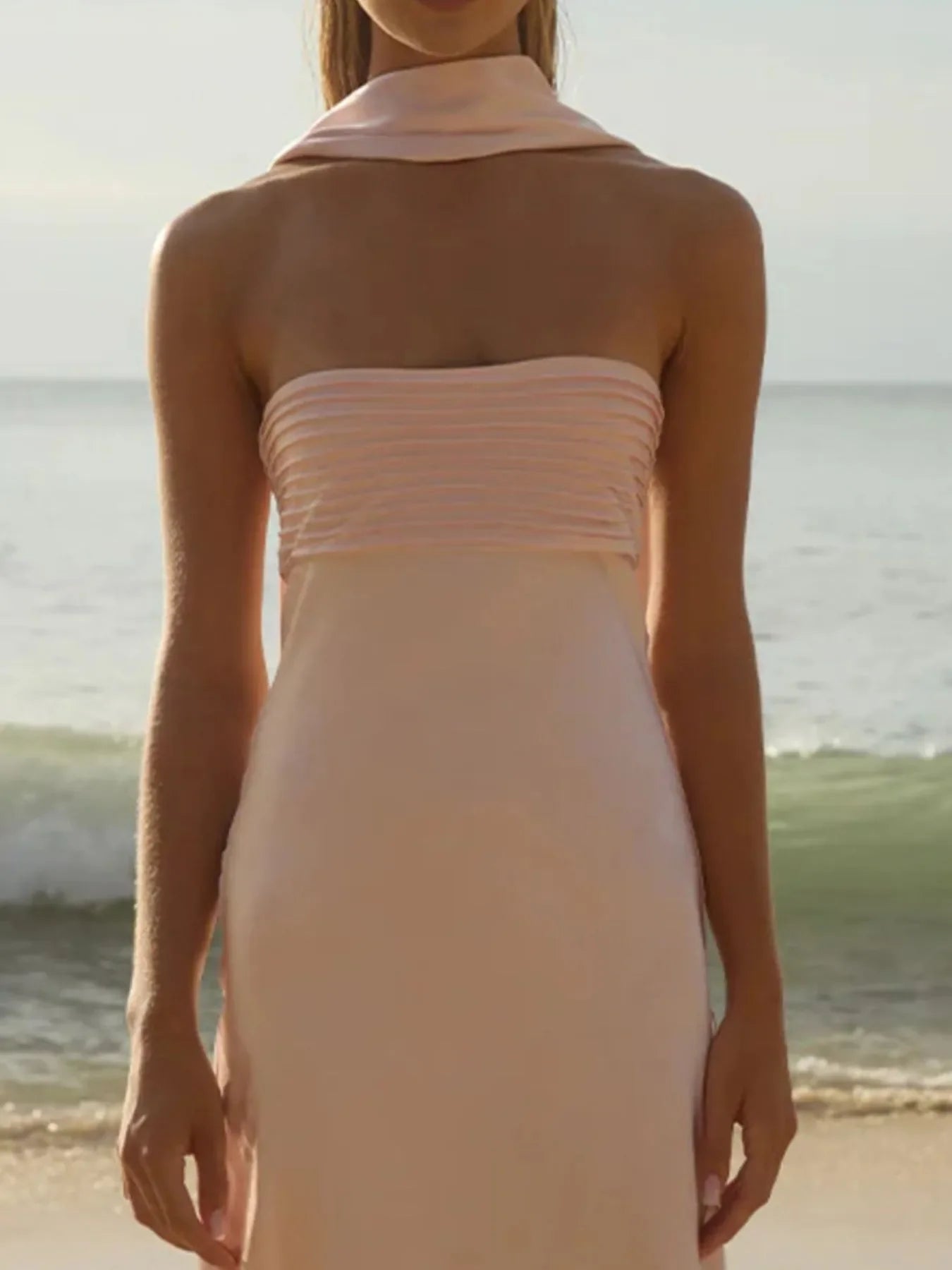 Tube Mermaid Maxi Dress With Fitted Tube Top - Southern Shores Clothing