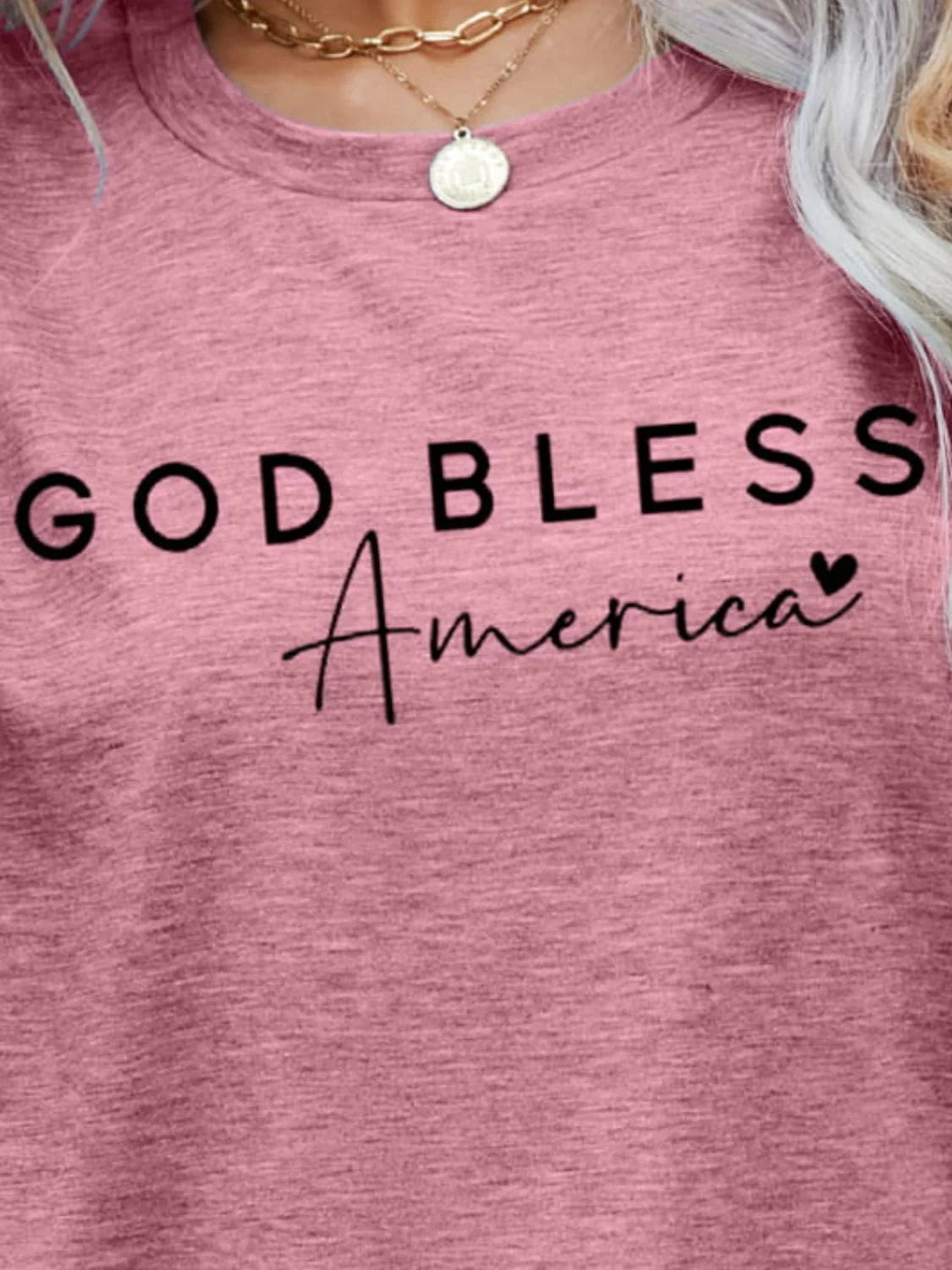 God Bless America Graphic Short Sleeve Tee - Southern Shores Clothing