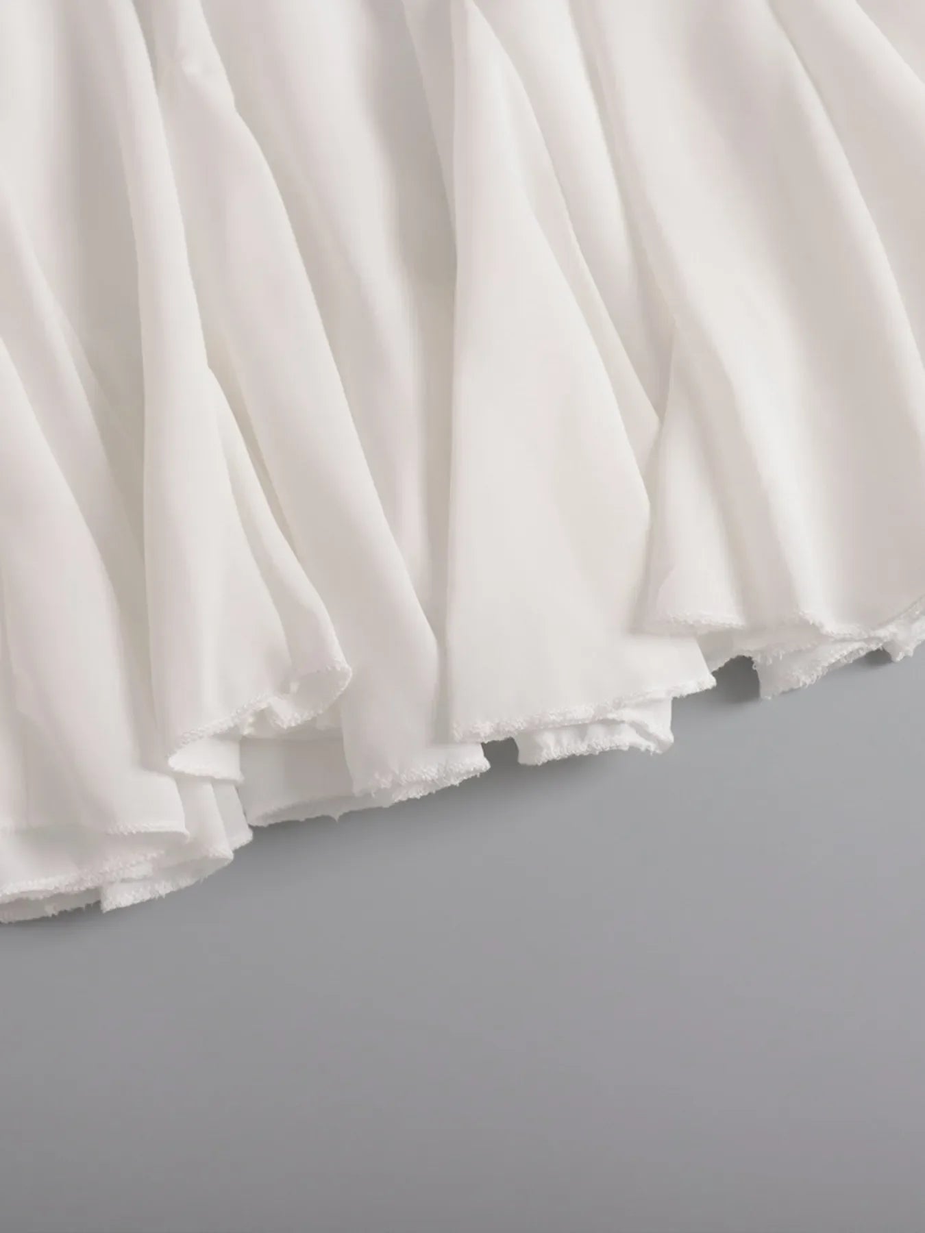 Elastic Waist Flowing Skirt With Ruffled Hem - Southern Shores Clothing