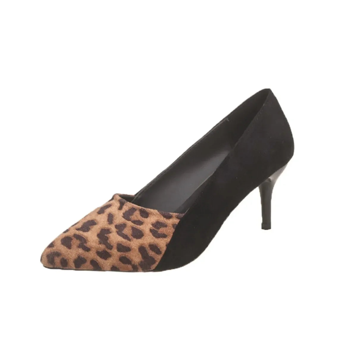 Point Toe Suede Pumps High Heel Dress Shoes