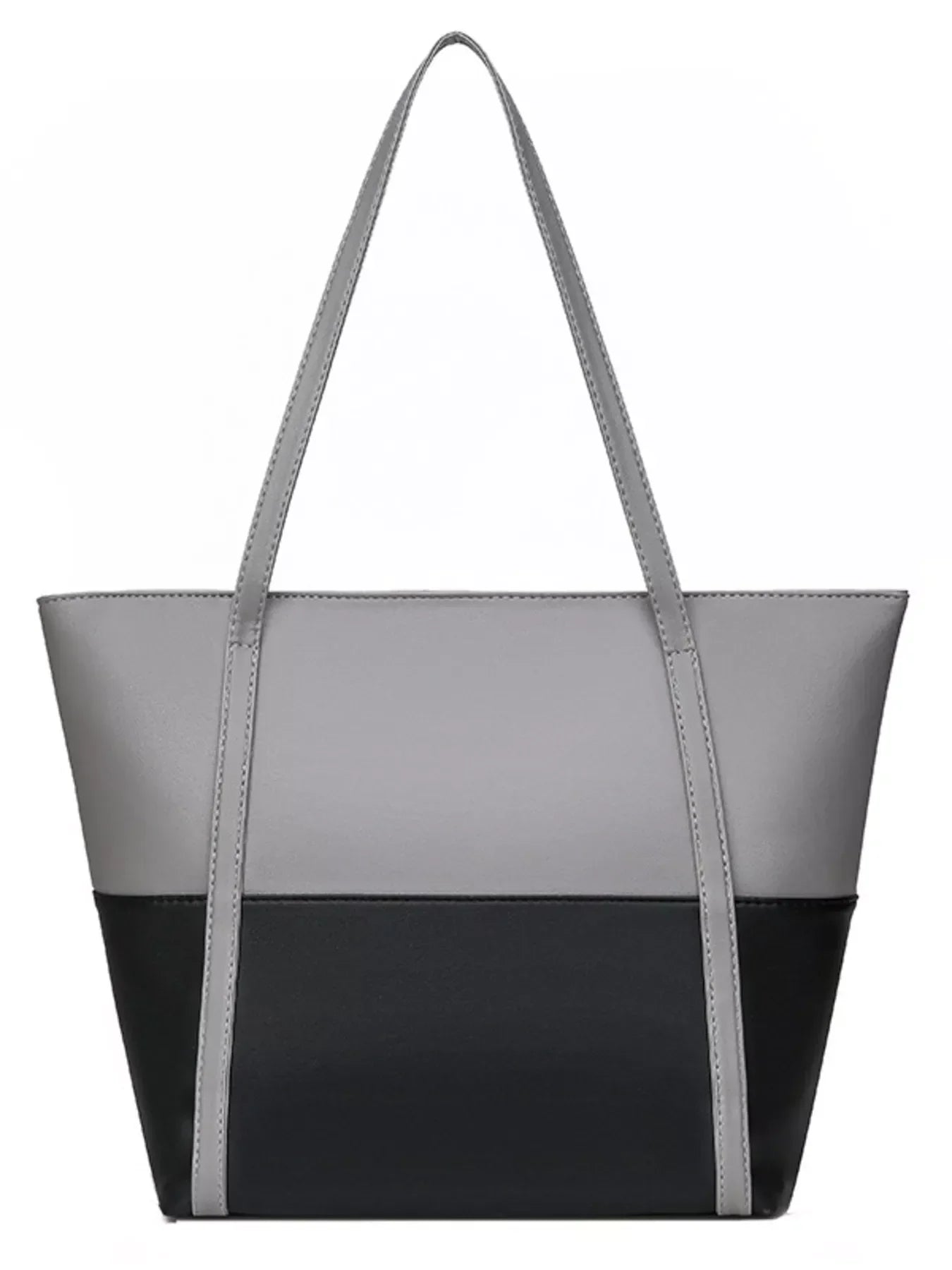 Two-Tone Tote Bag Shopping Carryall Casual Daily - Southern Shores Clothing