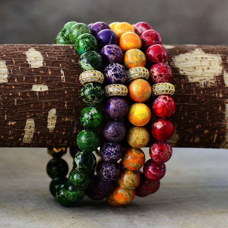 Natural Stone Beaded Bracelet Coastal Style - Southern Shores Clothing