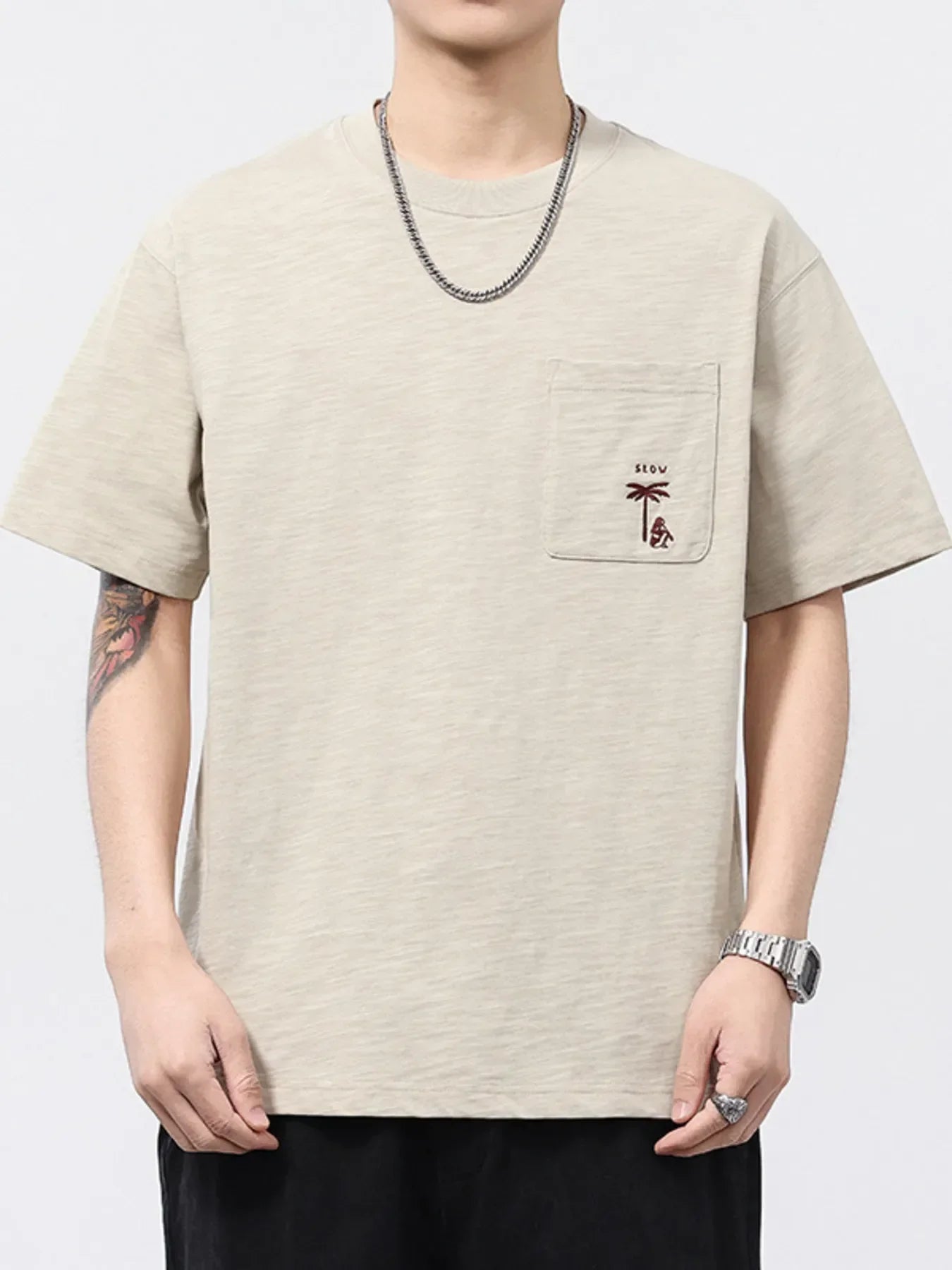 Plus Size Oversized Round Neck Half Sleeve T Shirt - Southern Shores Clothing