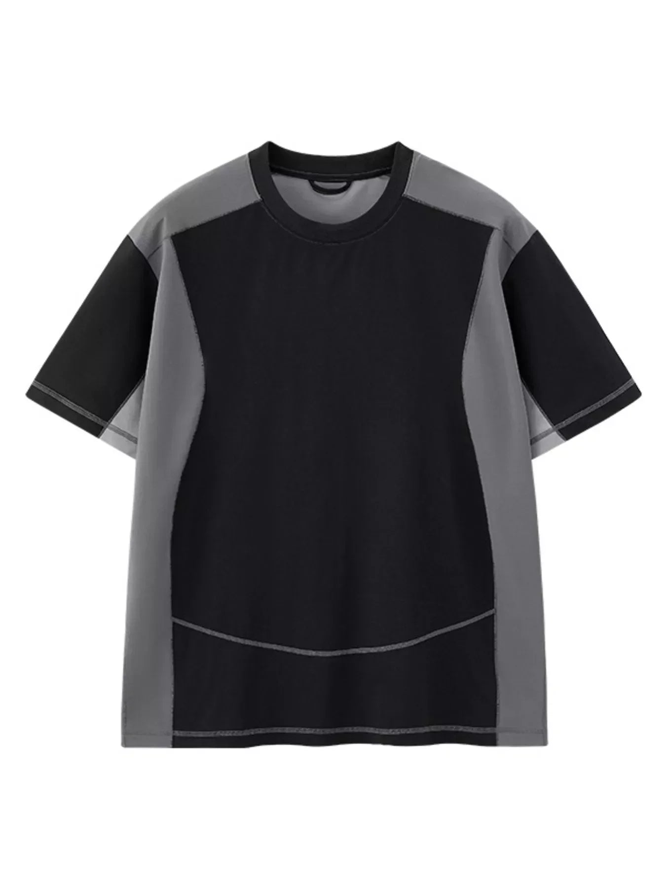 Relaxed Fit Contrast Stitch Polyester T Shirt - Southern Shores Clothing