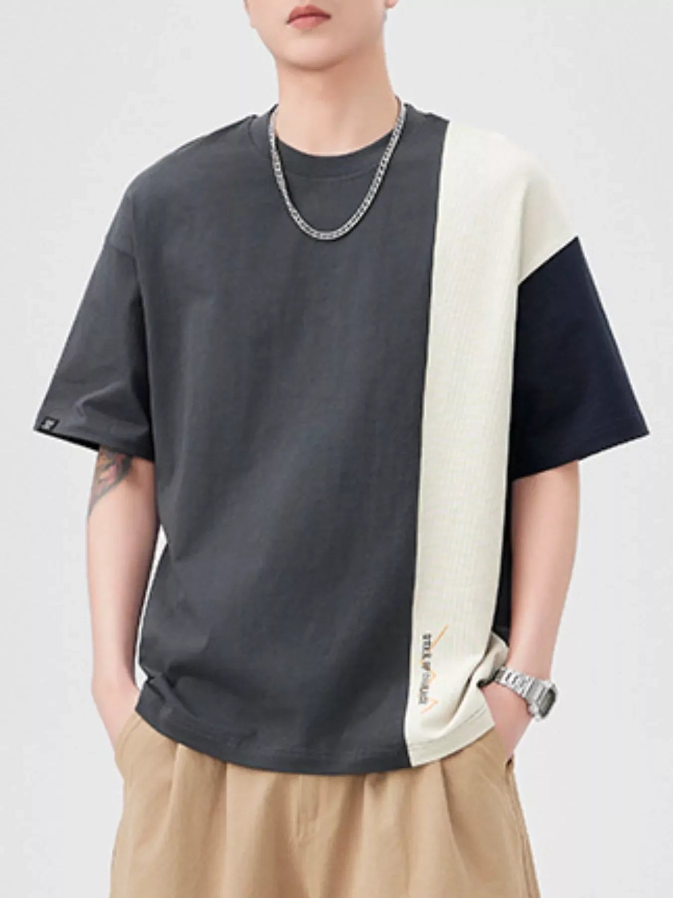 Plus Size Oversized Block T Shirt Cotton - Southern Shores Clothing