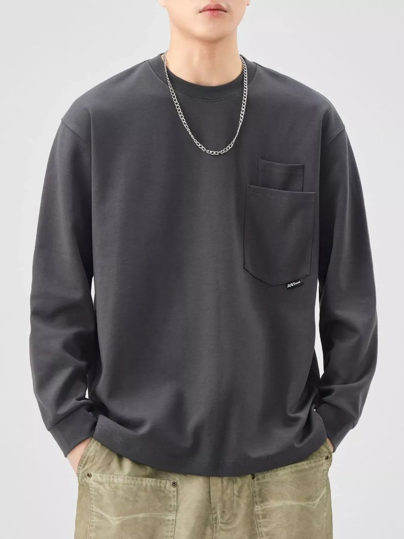 Plus Size Oversized Long Sleeve Pocketed Sweatshirt - Southern Shores Clothing