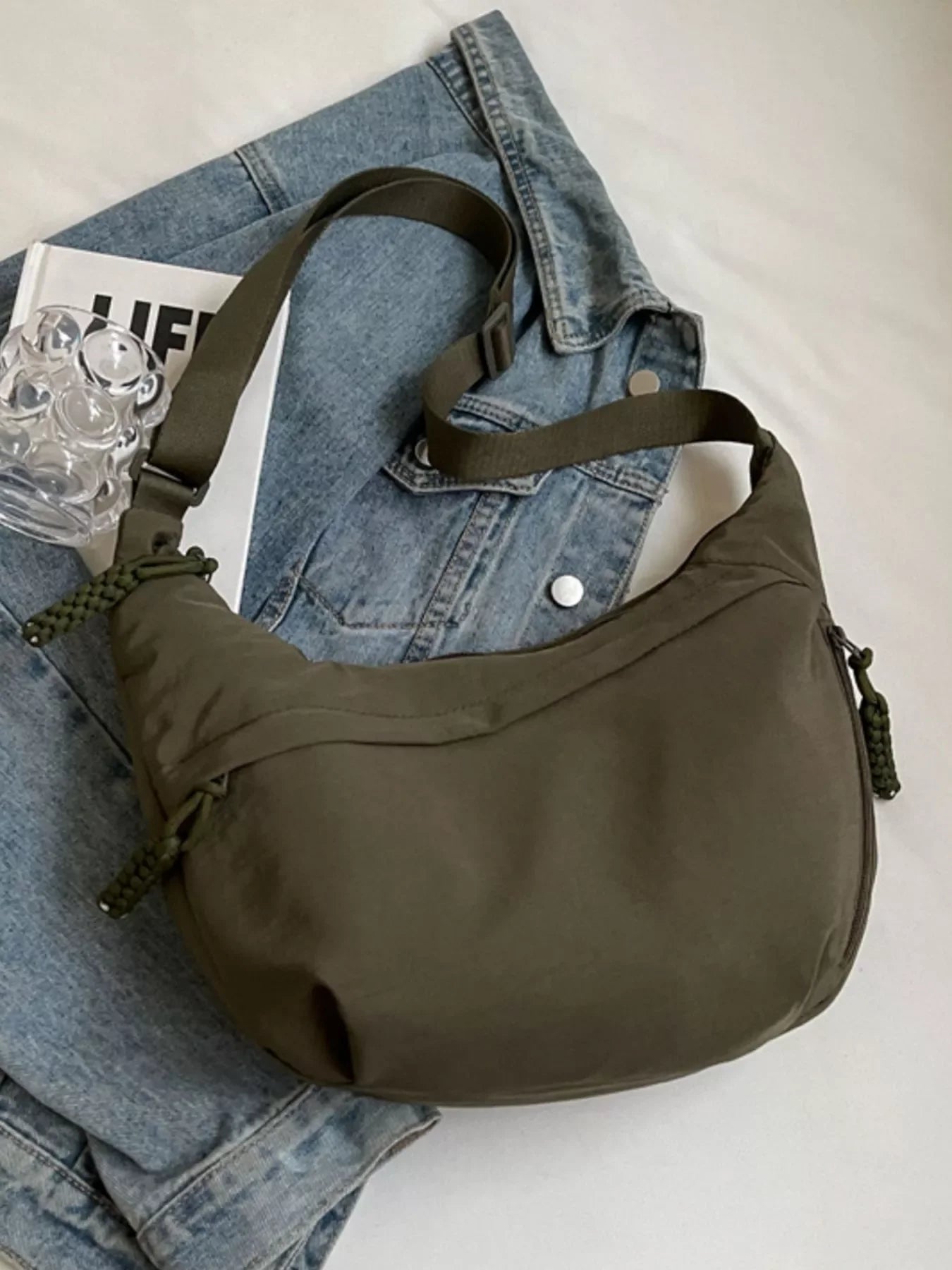 Casual Lightweight Polyester Crossbody Bag - Southern Shores Clothing