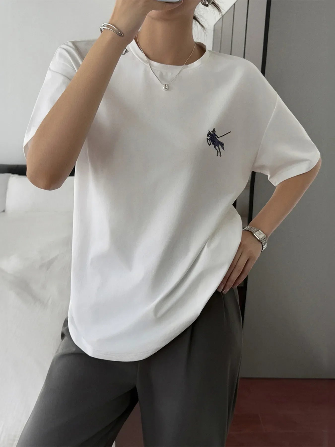Round Neck Short Sleeve T-Shirt - Southern Shores Clothing