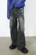Relaxed Fit Wide Leg Denim Jeans Casual Comfort - Southern Shores Clothing