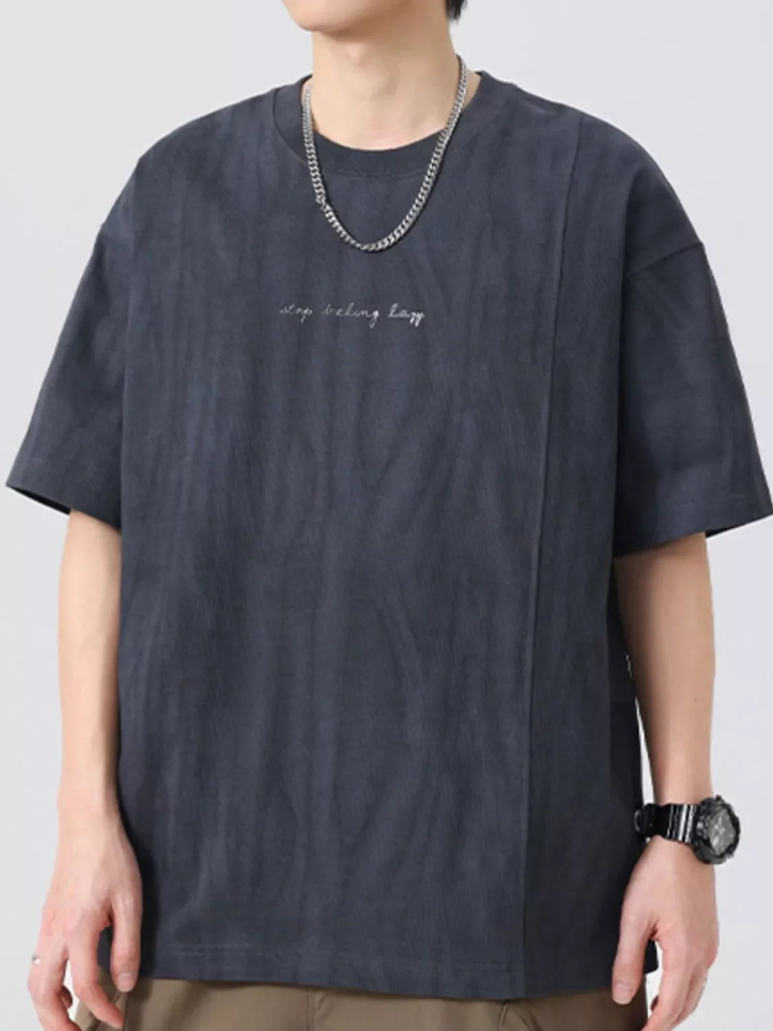Plus Size Oversized Short Sleeve Cotton T Shirt - Southern Shores Clothing