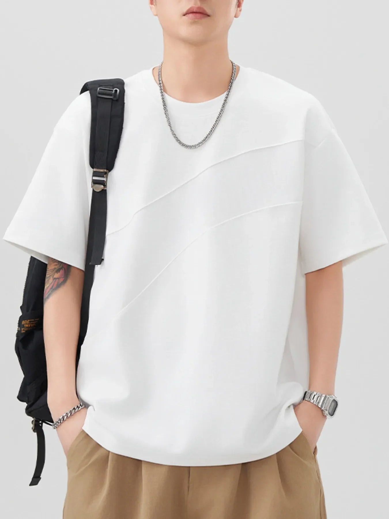 Plus Size Oversized Round Neck Tee Shirt - Southern Shores Clothing