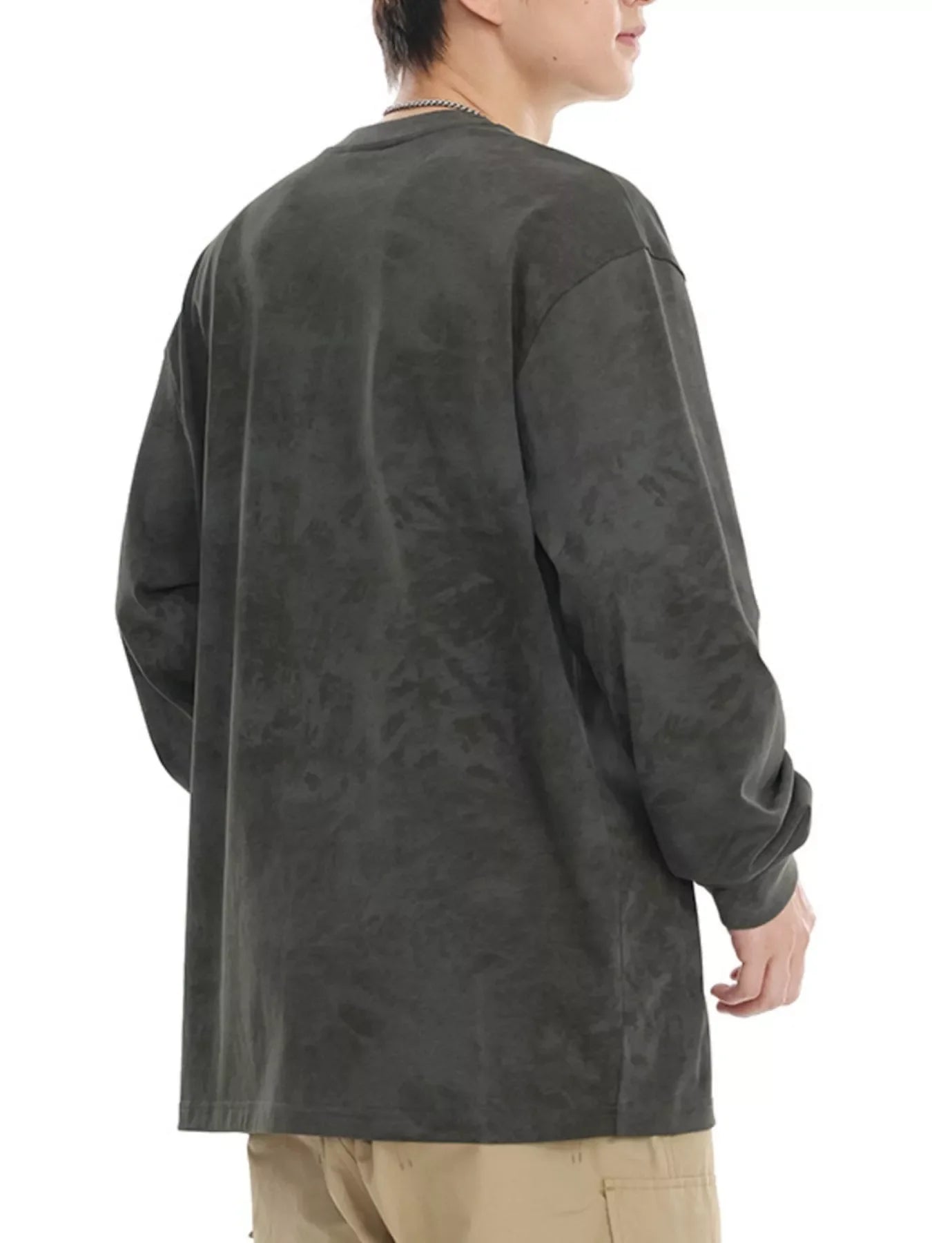 Plus Size Vintage Wash Long Sleeve T Shirt - Southern Shores Clothing
